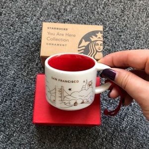 NWT Starbucks You Are Here San Francisco Ornament